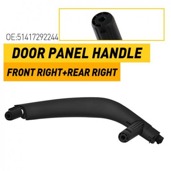 

Black Right Inner Door Panel Handle Trim Pull Cover For BMW X5 X6