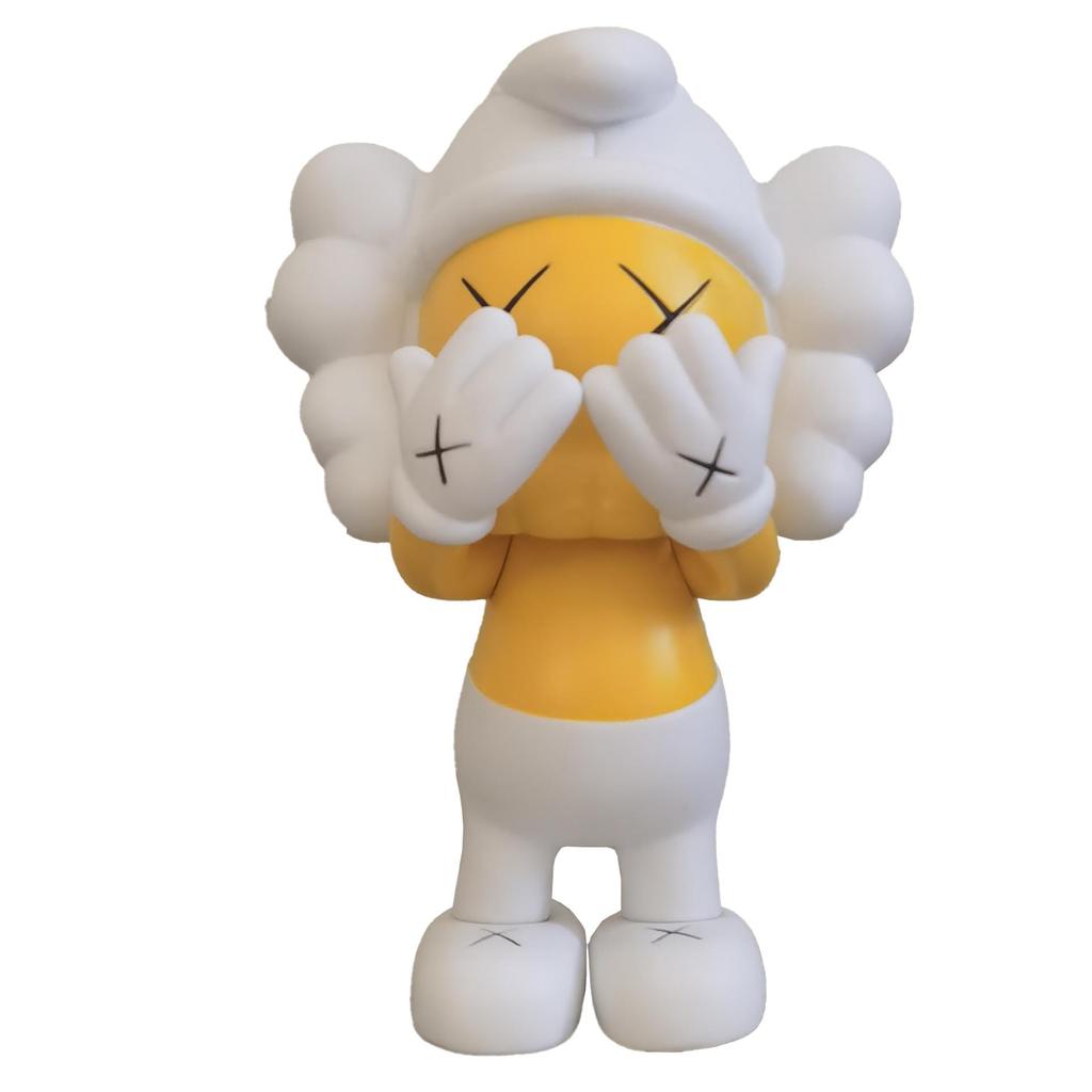 Kaws Semi-Dissected Bear Figure Ornament - Trendy Decorative Toy for Living Room Collection Gift