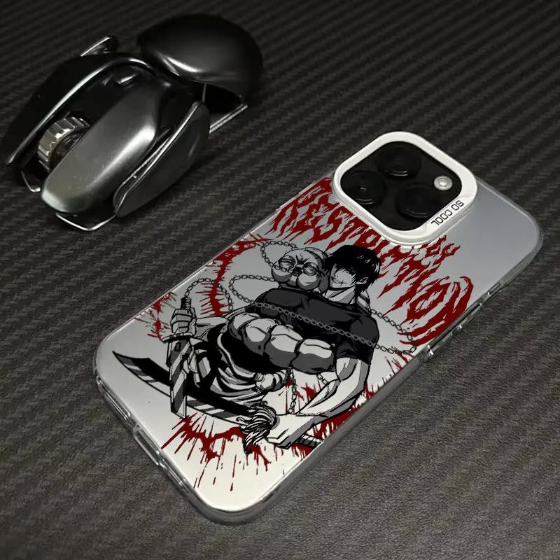 

Mahoraga Toji Fushiguro Jujutsu Phone Case For iPhone 17 16e 16 15 14 13 12 11 mini Pro Max X XR 8 7 Air Plus Anti Fall Matte iPhone 14 Pro