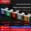 AD16-22AVHZ Digital LED Meter: AC Current, Voltage, Hertz Display with Current Transformer.