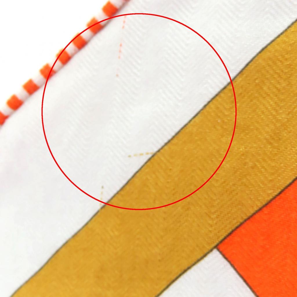 Great HERMES Stall Arcs en Ciel Rainbow Orange Gray Multi cashmere Women Used