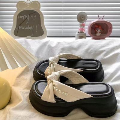 Sandalias francesas de plataforma para mujer, moda de verano 2025, nuevo estilo hada con falda, sandalias de playa para aumentar la estatura.