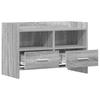TV Stand 71.5 x 33 x 47 cm Grey Sonoma Particleboard