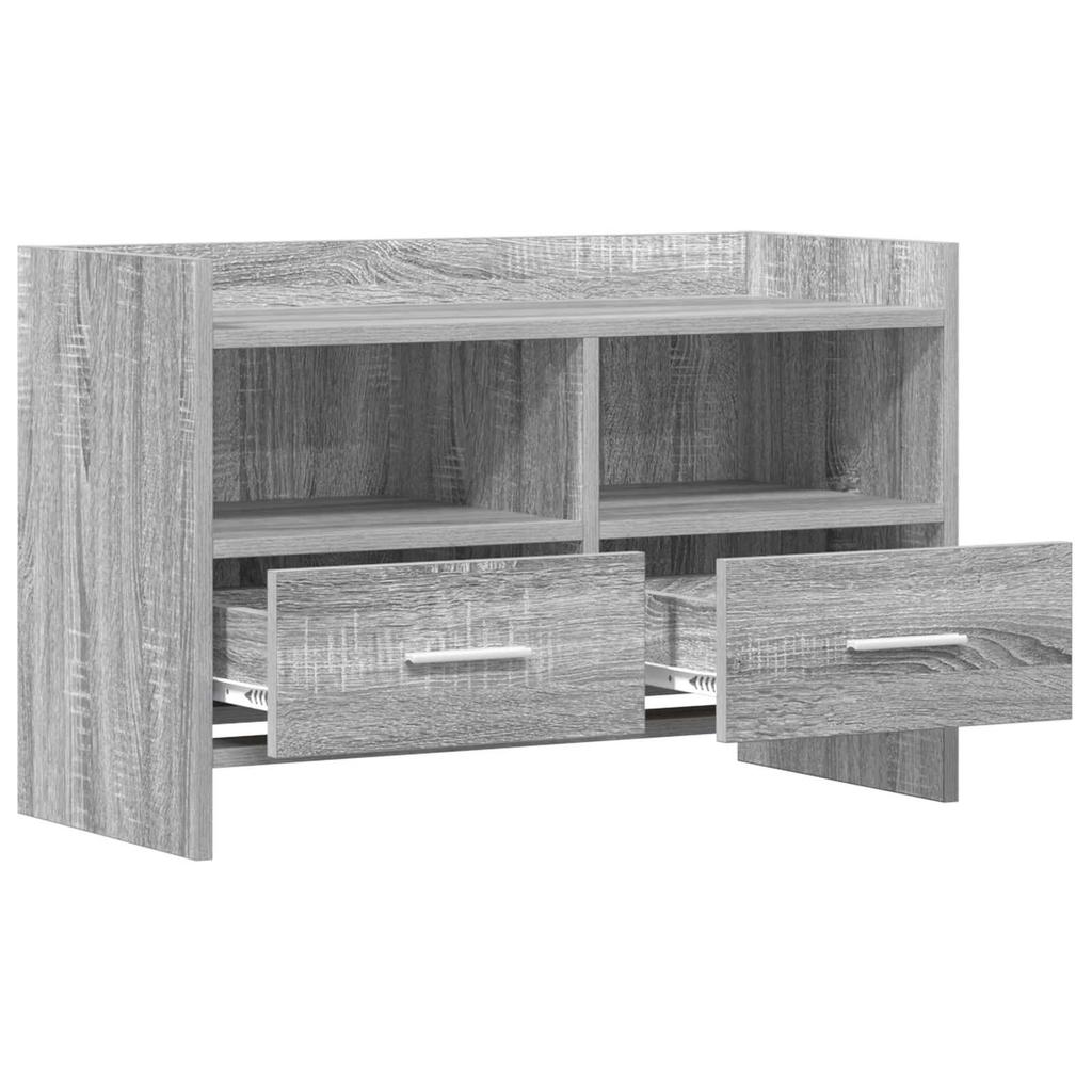 TV Stand 71.5 x 33 x 47 cm Grey Sonoma Particleboard