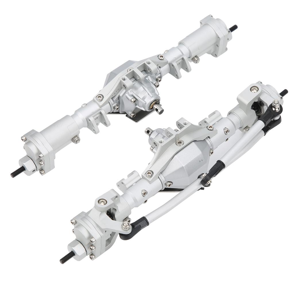 Front Rear Axle Assembly with Drive Shaft Upgrade Parts Fit for   SCX10 II 90046 90047