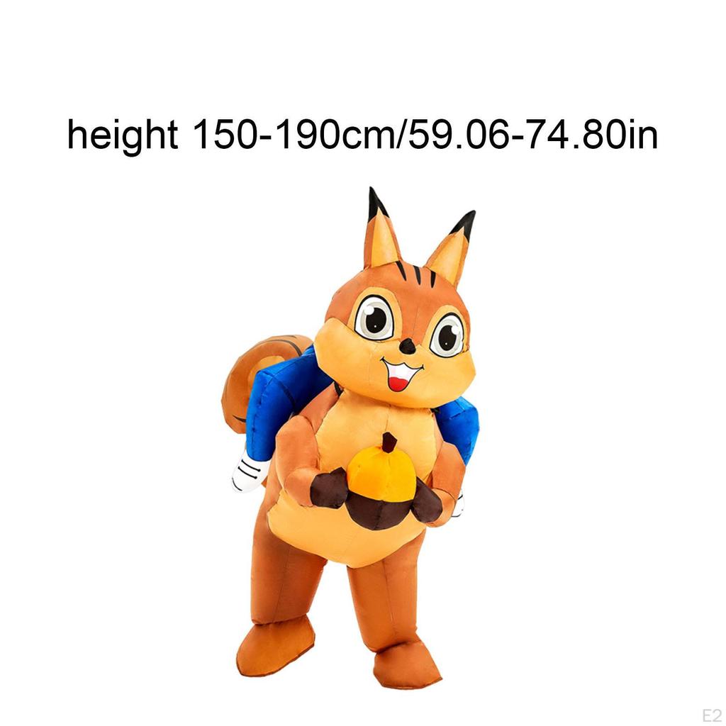 Aufblasbares Eichhörnchen-Kostüm Aufblasbare Kostüme für Feiertags-Bühnenaufführungen