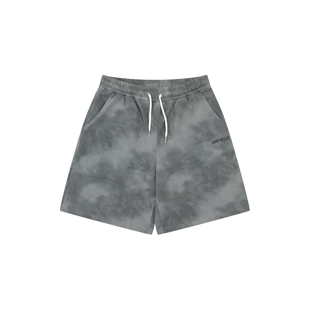 Kinetikeullo Water-Dyed Half Pants (Dark Grey)