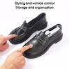 1Pair Plastic Shoe Stretcher Adjustable Portable Shoe Tree Shaper Stretchers Holder for Women Men Unisex Fashion Black Shoe Tree