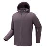Unisex Autumn/Winter Softshell Windbreaker: Breathable, Loose-Fit, Color Block Hooded Jacket