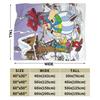 Coperta in Flanella di Asterix e Obelix Calda Morbida Plaid per Divano Sedia Picnic Stampa Copriletto Copri Divano Letto