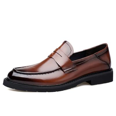 Classic Retro Men's Dress Shoes Business Style Party Leather Formal Shoes Wedding Shoes Men's Flats Leather Oxfords
