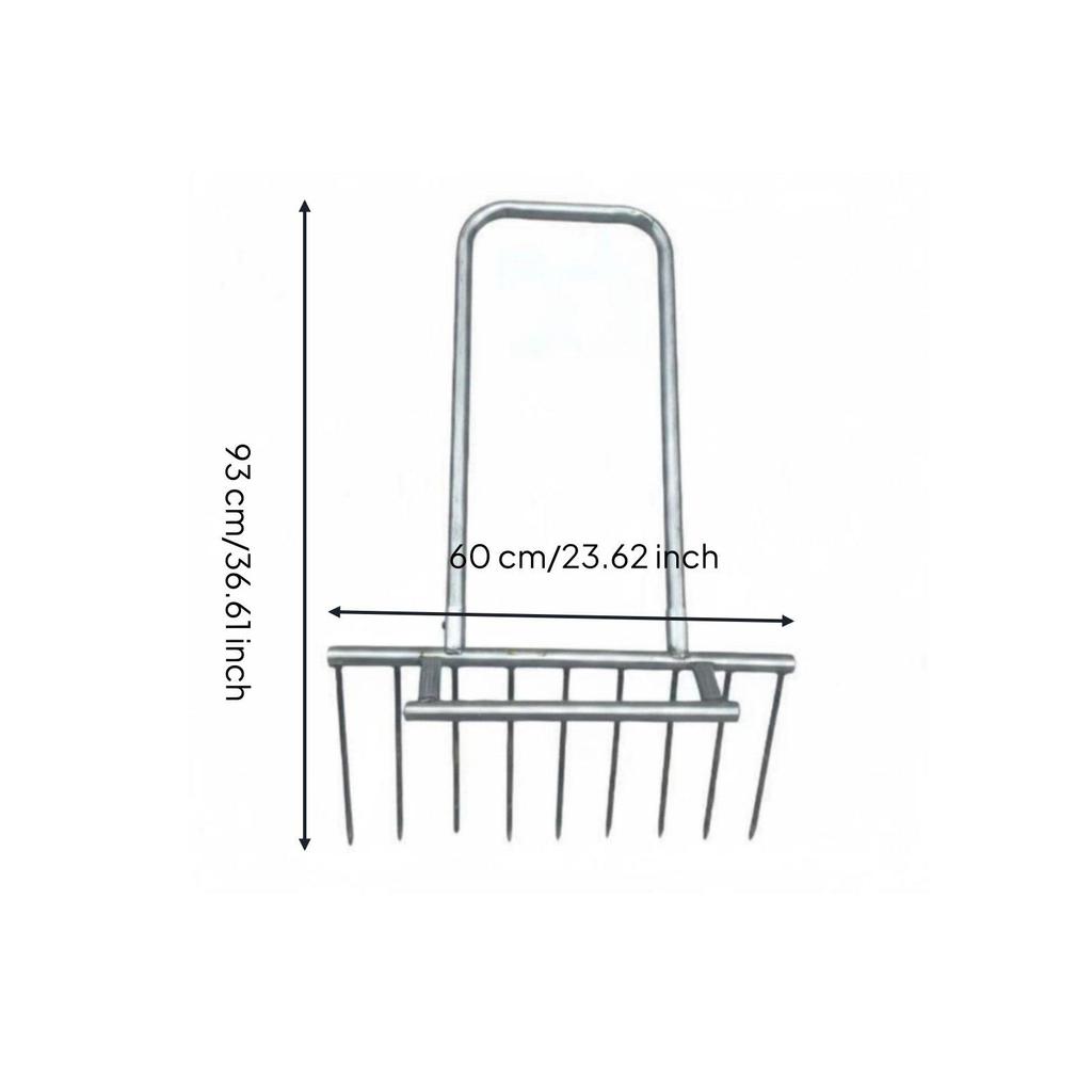 Garlic Digger Versatile Manganese Steel Digging Tool Sturdy Duty