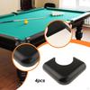 4 Pieces Pool Table Corners Billiard Corner Easy Installation Protector Sturdy Metal Bumpers