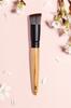 SAKURA FUDE 205 Foundation Brush, Made in Japan by a Makeup Artist, with Antibacterial Silver, Authentic Kumano Brush