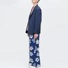 Uniqlo x MARNI Easy Wide Fit Flower Pants (Asia Sizing) Blue Unisex Streetwear 451304-68