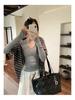Melanoid V-Neck Coffee T-shirt: Women's Slimming Long Sleeve Base Layer for Autumn/Winter