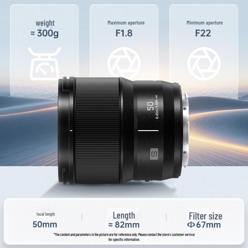Panasonic Lumix S 50mm f/1.8 Prime Lens for L-Mount