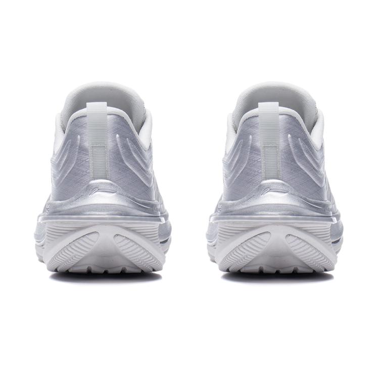 Li Ning WuShi 5S 2.0 Dämpfende Low-Top-Laufschuhe Damen Silber Grau ARSS032-2