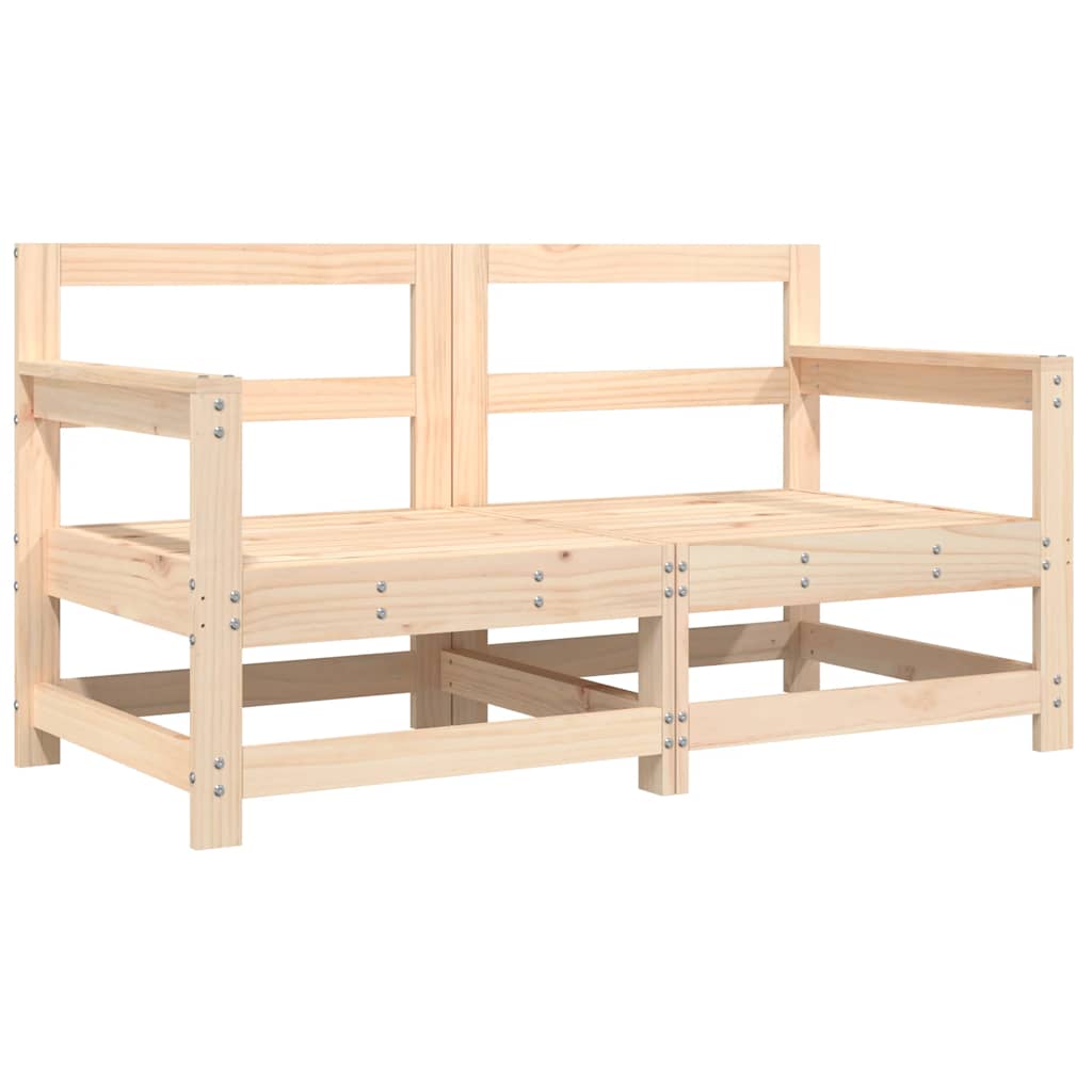 Vidaxl Garden Chairs With Cushions, 2 Pcs, Solid Pine Wood