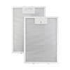 Replacement Aluminum Mesh Grease Filters For Cooker Hood Range Hood Vent 255x230x9mm 2PCS For Kitchen Ventilation