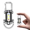 LED Schlüsselanhängerlicht 1200 Lumen kompakte Taschenlampe leistungsstark tragbar Schlüsselhalter USB wiederaufladbar ultrahell leicht wasserdicht stoßfest einfach