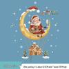 Festive Santa Claus Window Wall Sticker - Christmas Décor