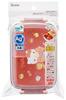 Skater Lunch with a Soft Single Made in Sanrio Hello Kitty Big Children's Box, 450ml, Dome-Shaped Lid, Tier, Japan, Ribbon, Girl's, RBF3ANAG-A