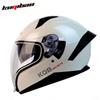 Cool Rider Bluetooth Full Face Motorcycle Helmet: Safe, Long Battery Life, Built-in Earphones, Wide View for Navigation