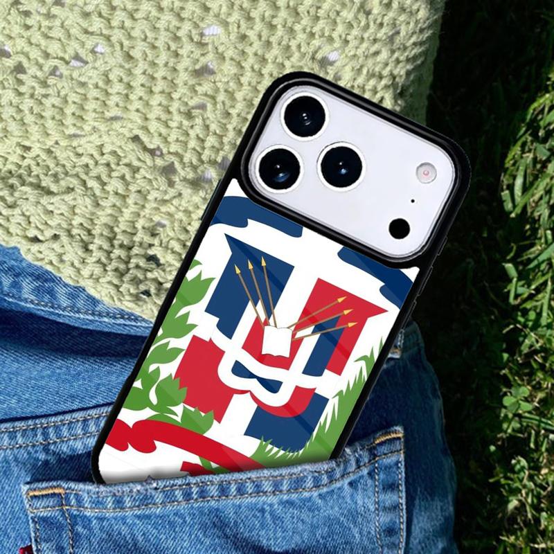 Dominican Republic Flag Phone Case Cover Compatible with for IPhone 17air 16e 15 14 13 12 11Pro Max 17 Air