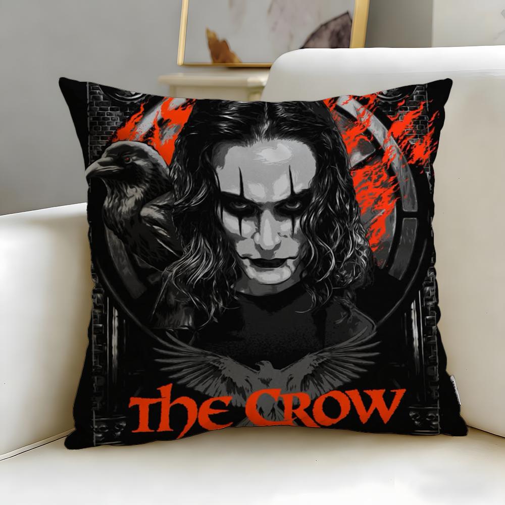 Classic Animal Theme Raven Crow Cushion Cover Soft EasyWash Pillow Case Versatile for Couch Bed Travel and Office