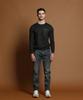 PANICALE Black Unisex Slim Fit Soft Pocket Knit