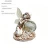 Angel-Shaped Solar Garden Lights: Outdoor Balcony Ornaments Automatically Illuminate at Night