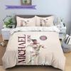 Biancheria da letto con motivo Michael Olise Decorazione per la casa Regalo di compleanno (1 * copripiumino + 2 * federa, senza nucleo),merchandising per fan.