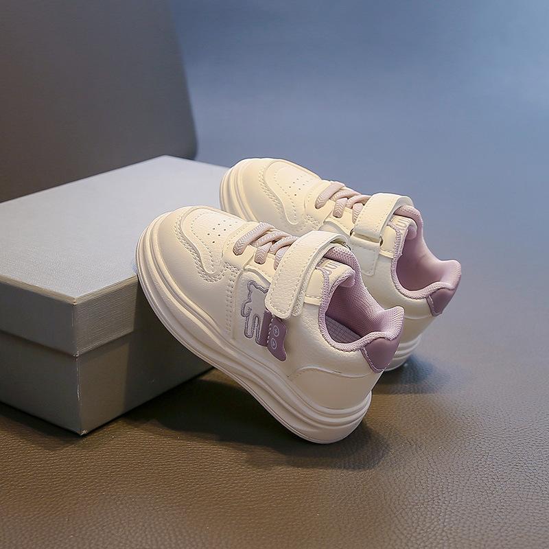 Children's Little White Shoes 2025 Spring and Autumn New Korean Version of Girls Board Shoes Boys Casual Sports Shoes Children's Shoes Fashion