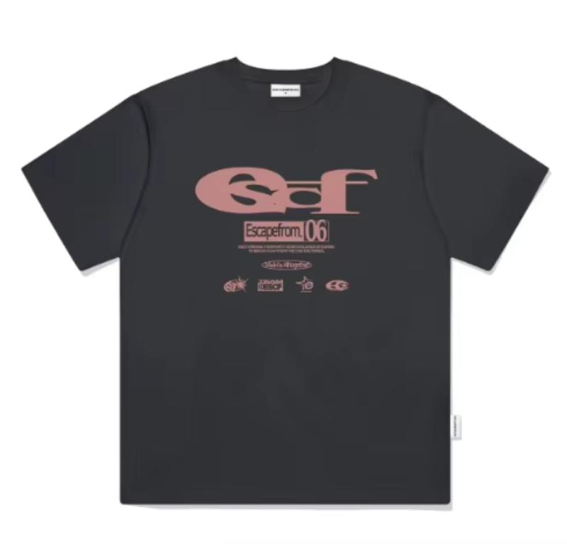 2025 lehký luxusní letní nový móda tričko s krátkým rukávem kulatý výstřih ležérní volný všestranný pánský a dámský top s polovičním rukávem