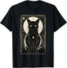 Star Cat Tarot Card Graphic for Tarot Cat Lovers T-Shirt , Unisex Tees