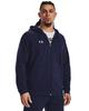 Rival Fleece Full Zip Sweatshirt 80% Cotton Blend Blue Marine