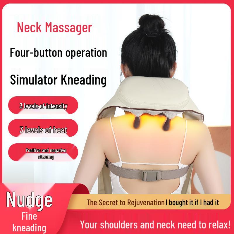 

Multifunctional Neck & Shoulder Massager with Heat English packaging