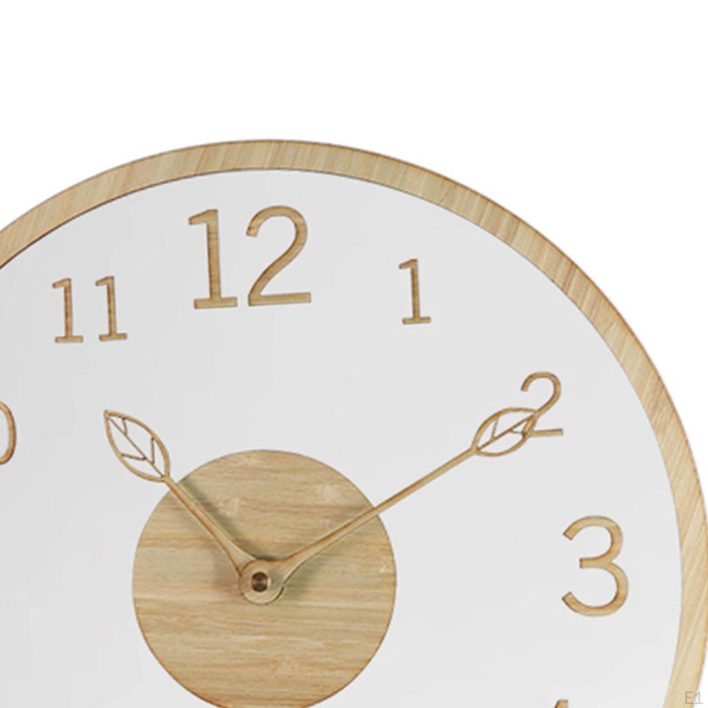 Acrylic Wall Clock for Living - Non Ticking Design Classrooms And Bathrooms