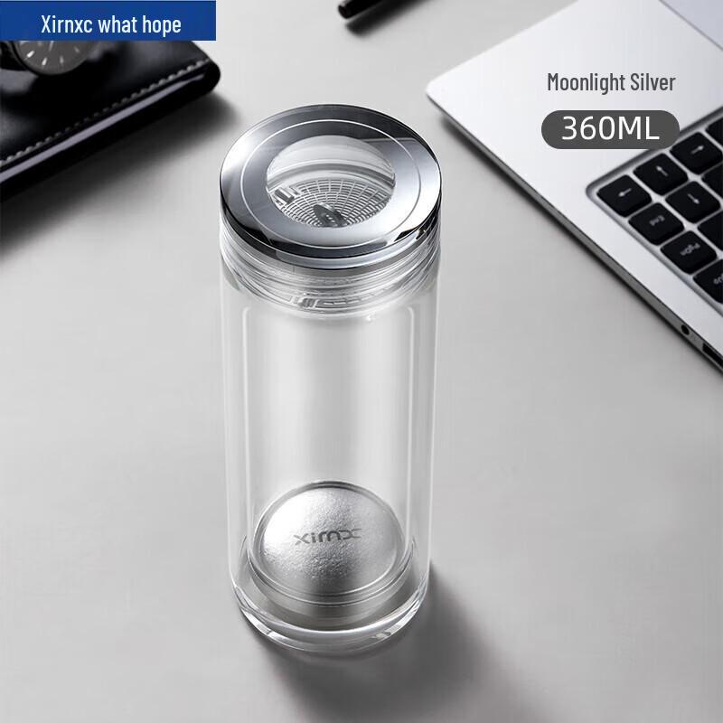 

XIMX Double-Layer Glass Insulated Cup 360ml