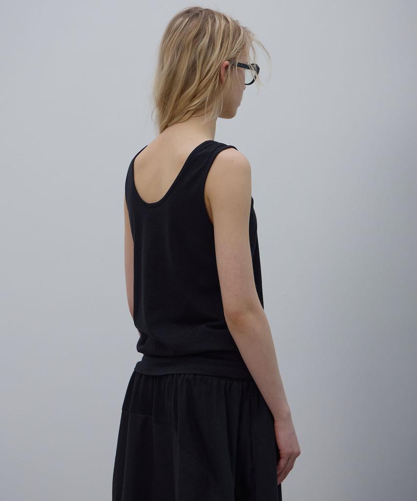 LCDC™ Shaped Hem Tank Top (Black)