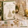 DIY Weihnachtsbaumschmuck-Set Perlen-Weihnachtsbastelset Festliche Feiertagsaktivität
