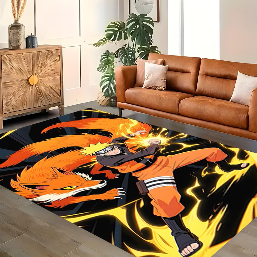Naruto's Fire Mode for Living Room, Bedroom Rug, Study Room, Hallway Decoration, Perfect for Home Decoration or Holiday Gifts