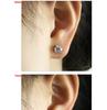 Four-legged Cubic Daily Silver Mini Cubic Earrings, Pretty Earrings, Fashion Earrings, Women's Earrings, Earrings Gifts