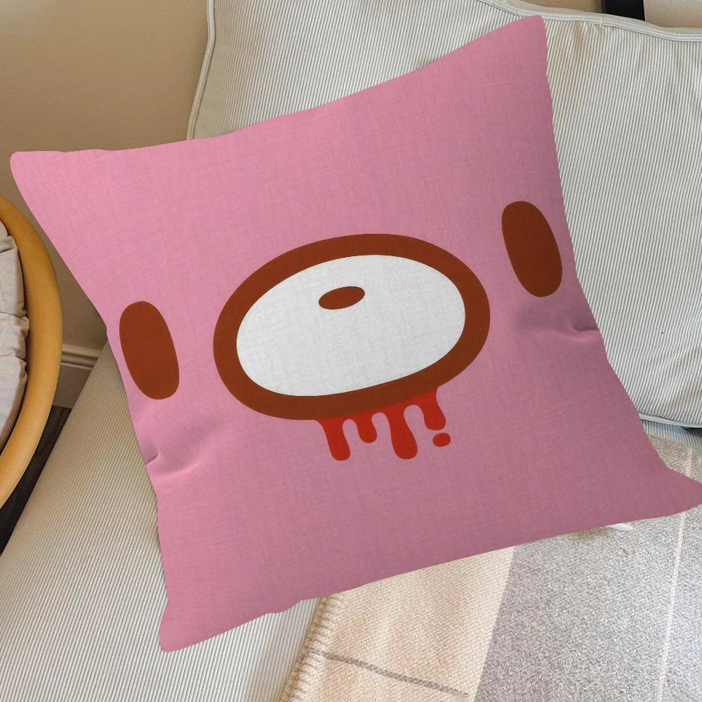Cartoon G-Gloomy Bear Cushion Cover Pillowcase Upholstery Sofa Throw Pillow Home Decor Pillowcas