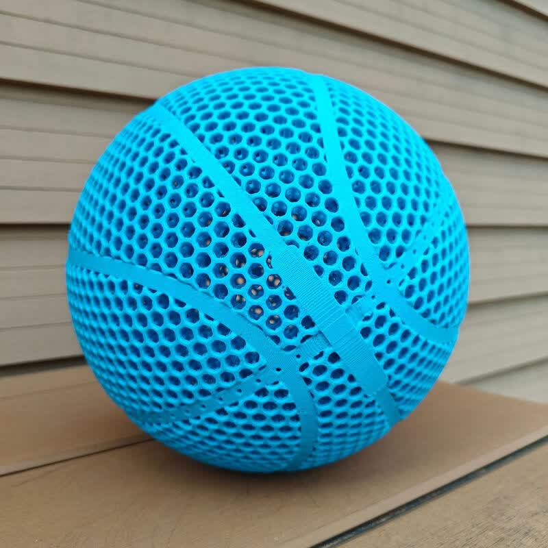 Norman 3D Printed Airless Microfiber Basketball Size 6 (22.6cm)