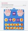 Felt Finger Math Learning Board: DIY Educational Toy for Addition and Subtraction