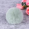 20PCS Imitation Rabbit Fur Ball Handmade Clothing Bag Decoration Artificial Fluffy Soft Pompons Colorful Balls for DIY Keychain