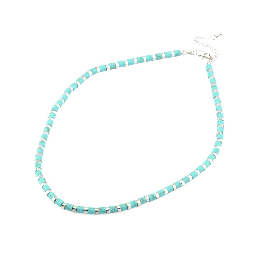 Dopamine Hip-Hop Clavicle Chain in Vibrant Ethnic Style