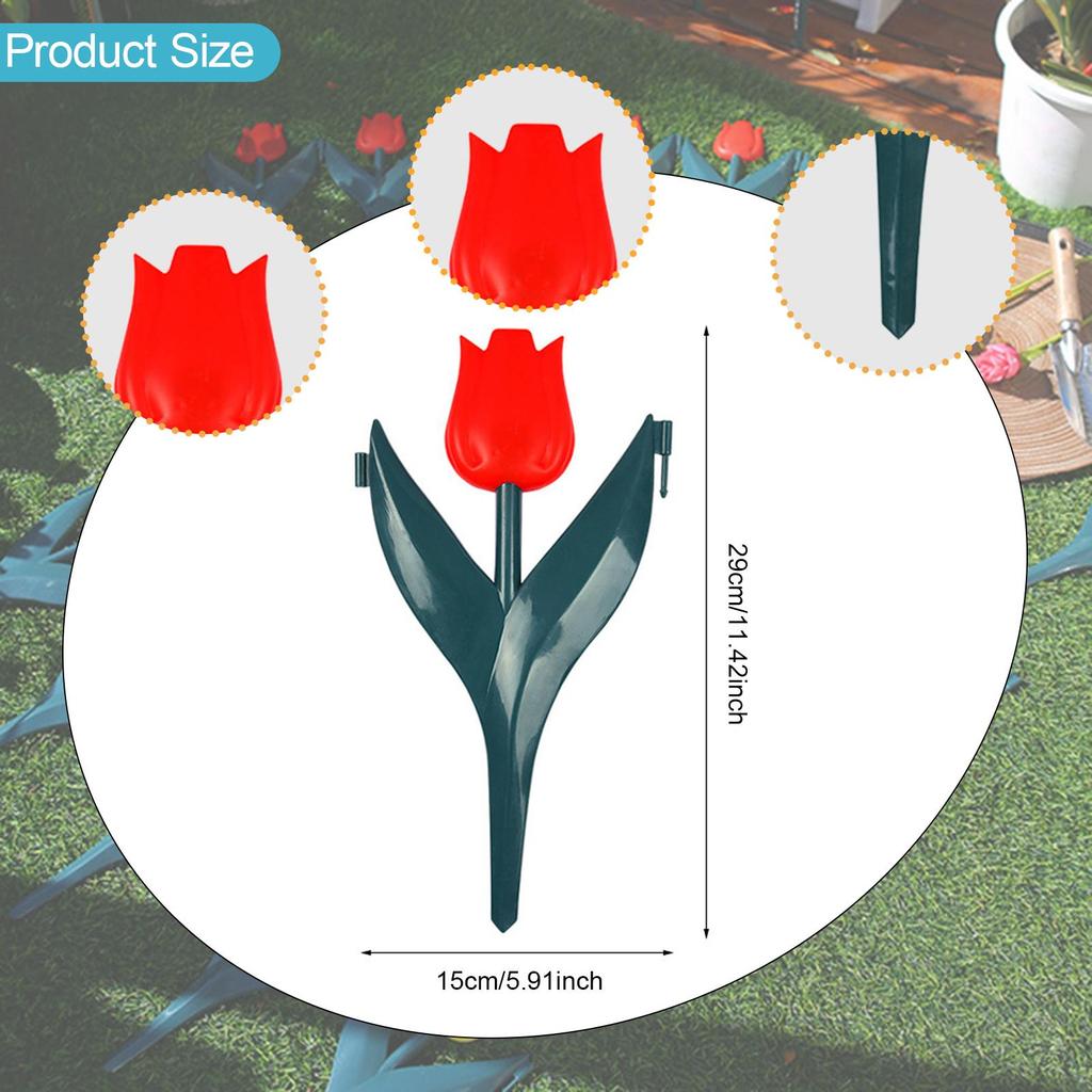 10 ks Obrubník pro tulipánovou zahradu Obrubník pro květinový záhon Dekorativní plot Zahradní oplocení Okraj pro venkovní příjezdovou cestu Chodník Zahradní dekorace